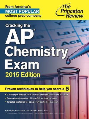 cover image of Cracking the AP Chemistry Exam, 2015 Edition